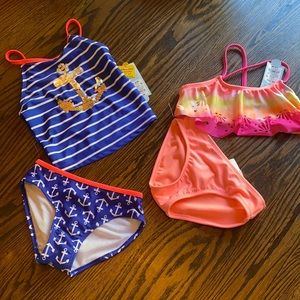 Two swimsuits Cat & Jack